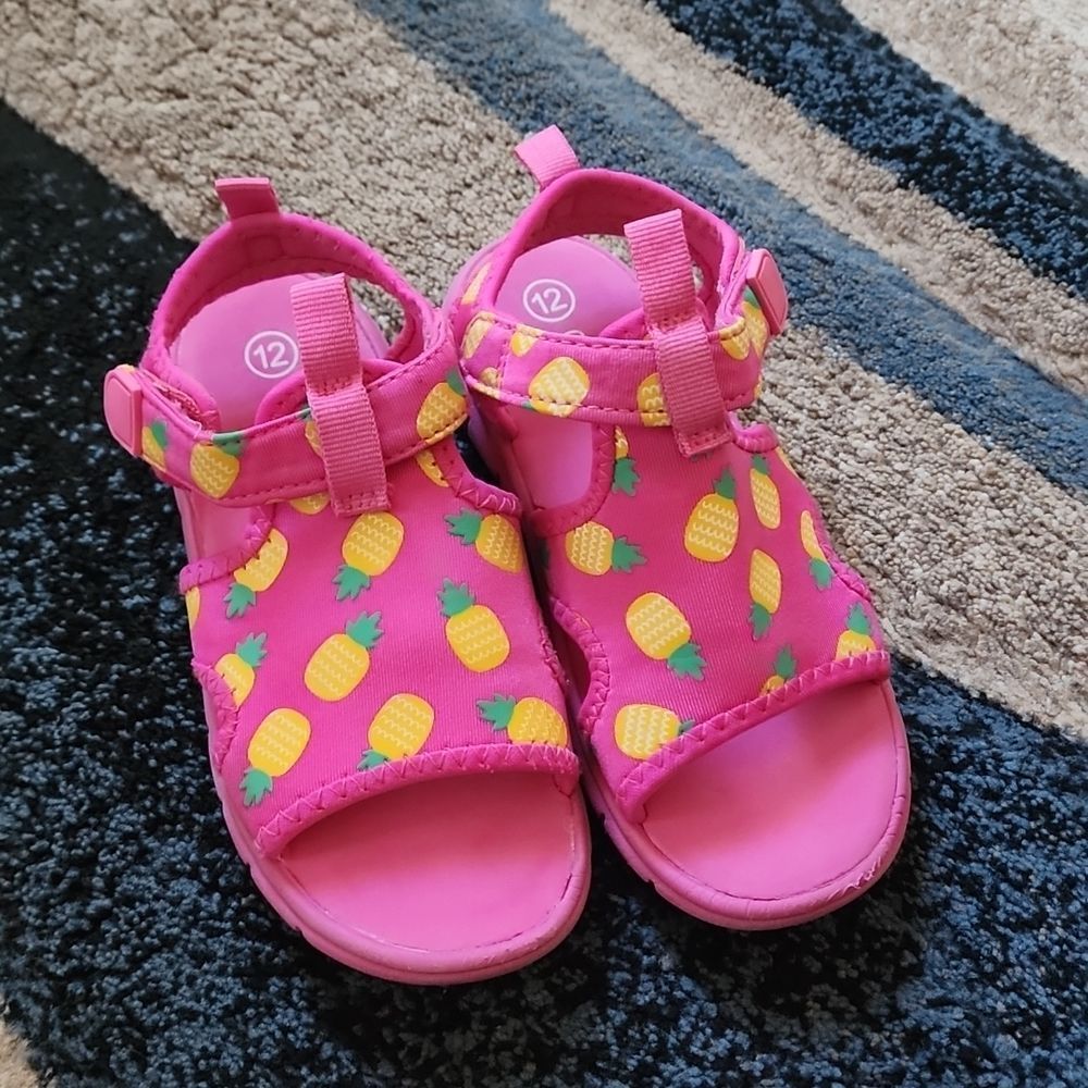 Toddler Girl's pineapple water shoes